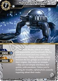 Automatic Gunner - Dawn of History - Battle Spirits Saga card