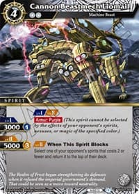 Cannon Beastmech Liomail - Dawn of History - Battle Spirits Saga card