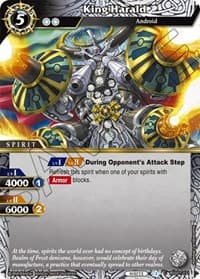 King Harald - Dawn of History - Battle Spirits Saga card