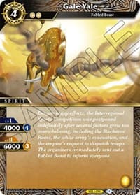 Gale Yale - Dawn of History - Battle Spirits Saga card
