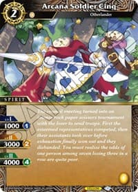 Arcana Soldier Cinq - Dawn of History - Battle Spirits Saga card