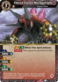 Fierce Gorer Horngrizzly - Dawn of History - Battle Spirits Saga card