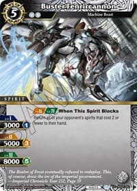 Buster Fenrircannon - Dawn of History - Battle Spirits Saga card