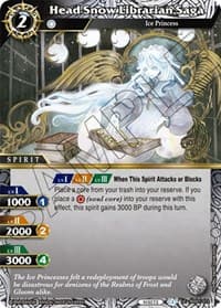 Head Snow Librarian Saga - Dawn of History - Battle Spirits Saga card