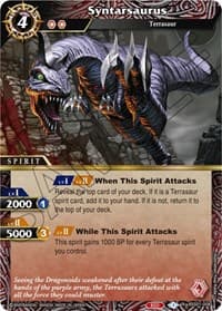 Syntarsaurus - Dawn of History - Battle Spirits Saga card