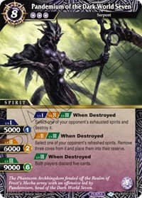 Pandemium of the Dark World Seven - Dawn of History - Battle Spirits Saga card