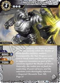 Mobile Golem - Starter Deck 03: Aegis of the Machine - Battle Spirits Saga card