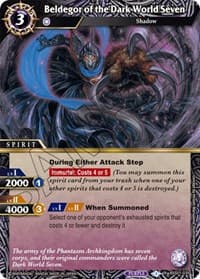 Beldegor of the Dark World Seven - Dawn of History - Battle Spirits Saga card