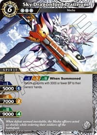 Sky Dragonlord Platinum - Dawn of History - Battle Spirits Saga card