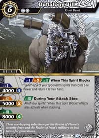 Buffalong Bill - Starter Deck 03: Aegis of the Machine - Battle Spirits Saga card