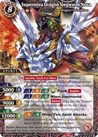 Supernova Dragon Siegwurm Nova - Dawn of History - Battle Spirits Saga card