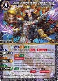 Grand Underworld Trio Queen Meduke - Dawn of History - Battle Spirits Saga card
