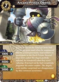 Arcana Prince Obero - Starter Deck 04: Forbidden Magic - Battle Spirits Saga card