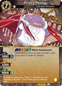 Prince Pentan - Starter Deck 04: Forbidden Magic - Battle Spirits Saga card