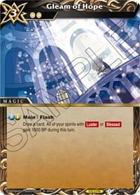 Gleam of Hope - Dawn of History - Battle Spirits Saga card