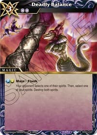 Deadly Balance - Dawn of History - Battle Spirits Saga card
