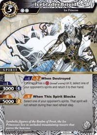 Iceblader Brigid - Starter Deck 03: Aegis of the Machine - Battle Spirits Saga card
