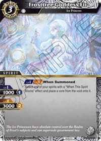 Frosttree Goddess Eir - Starter Deck 03: Aegis of the Machine - Battle Spirits Saga card