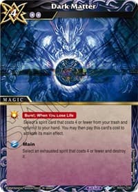 Dark Matter - Dawn of History - Battle Spirits Saga card