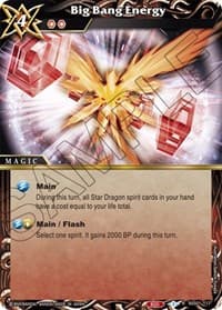 Big Bang Energy - Dawn of History - Battle Spirits Saga card