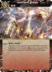 Volcanic Break - Dawn of History - Battle Spirits Saga card