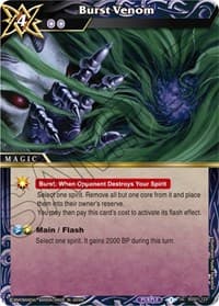 Burst Venom - Dawn of History - Battle Spirits Saga card