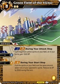 Green Field of the Victor - Dawn of History - Battle Spirits Saga card