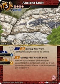 Ancient Fault - Dawn of History - Battle Spirits Saga card