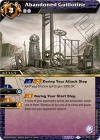 Abandoned Guillotine - Dawn of History - Battle Spirits Saga card