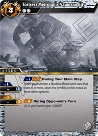 Fortress Metropolis Naumann City - Dawn of History - Battle Spirits Saga card