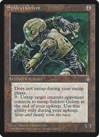 Soldevi Golem - Ice Age - Magic: The Gathering card