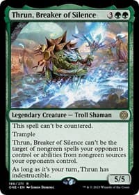 Thrun, Breaker of Silence - Promo Pack: Phyrexia: All Will Be One - Magic: The Gathering card