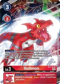 Guilmon (Alternate Art) - Starter Deck 14: Beelzemon Advanced Deck Set - Digimon Card Game card