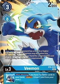 Veemon (Alternate Art) - Starter Deck 14: Beelzemon Advanced Deck Set - Digimon Card Game card