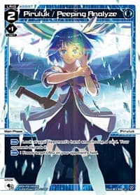 Piruluk / Peeping Analyze - Spread Diva - WIXOSS card