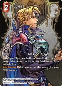 Edgar (Full Art) - From Nightmares - Final Fantasy TCG card