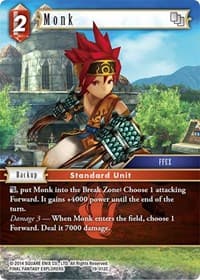 Monk (19-012C) - From Nightmares - Final Fantasy TCG card