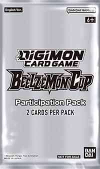 Beelzemon Cup Participation Pack - Starter Deck 14: Beelzemon Advanced Deck Set Pre-Release Cards - Digimon Card Game card