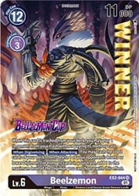 Beelzemon (Beelzemon Cup Winner) - Starter Deck 14: Beelzemon Advanced Deck Set Pre-Release Cards - Digimon Card Game card