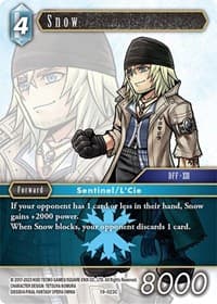 Snow (19-023C) - From Nightmares - Final Fantasy TCG card