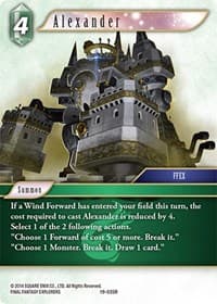 Alexander - From Nightmares - Final Fantasy TCG card