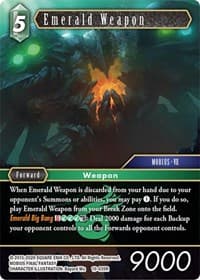 Emerald Weapon - From Nightmares - Final Fantasy TCG card