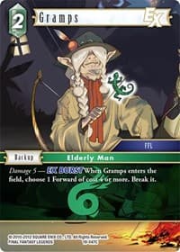 Gramps EX - From Nightmares - Final Fantasy TCG card