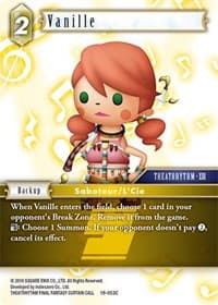 Vanille - From Nightmares - Final Fantasy TCG card