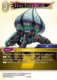 Aster Protoflorian - From Nightmares - Final Fantasy TCG card