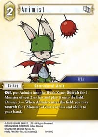 Animist - From Nightmares - Final Fantasy TCG card