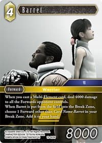 Barret - From Nightmares - Final Fantasy TCG card