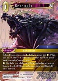 Behemoth (19-066C) - From Nightmares - Final Fantasy TCG card