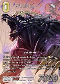 Behemoth (19-066C) (Full Art) - From Nightmares - Final Fantasy TCG card