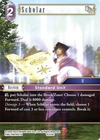 Scholar - From Nightmares - Final Fantasy TCG card